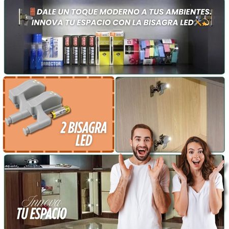 NUEVAS BISAGRA LED SMART 2025